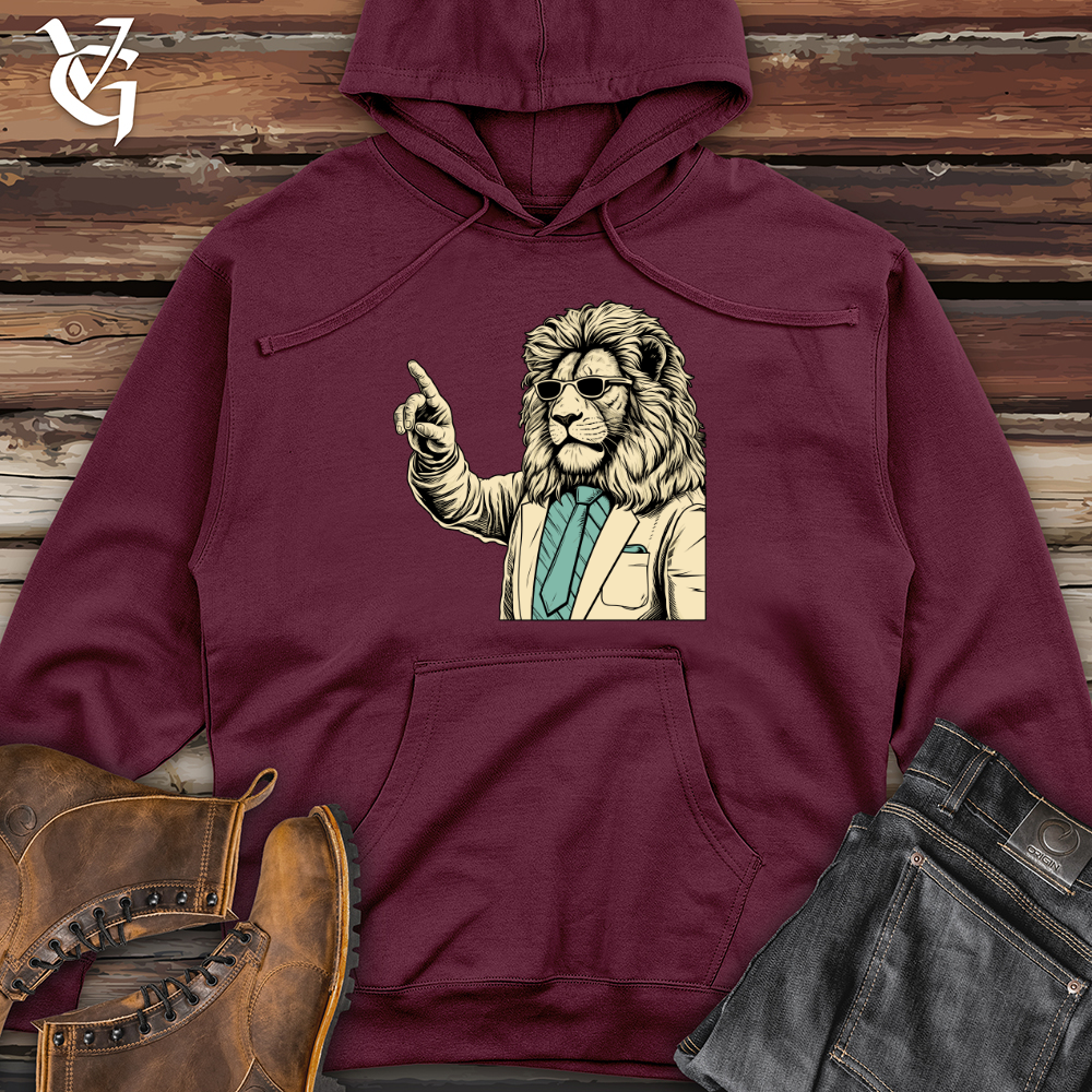 Viking Goods Roaring Classroom Wisdom Midweight Hooded Sweatshirt Maroon / L