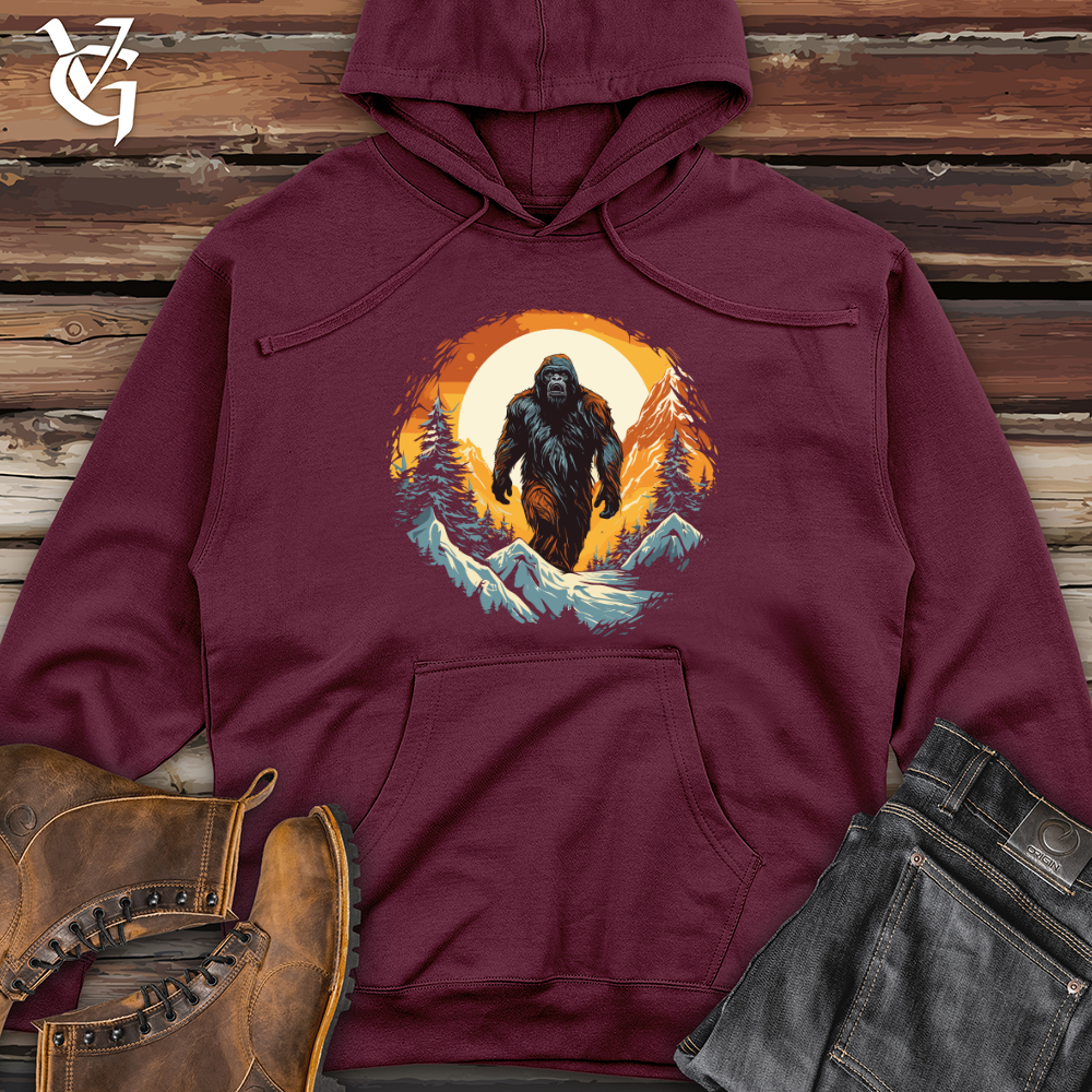 Viking Goods Sasquatch Of Middle Earth Midweight Hooded Sweatshirt Maroon / L