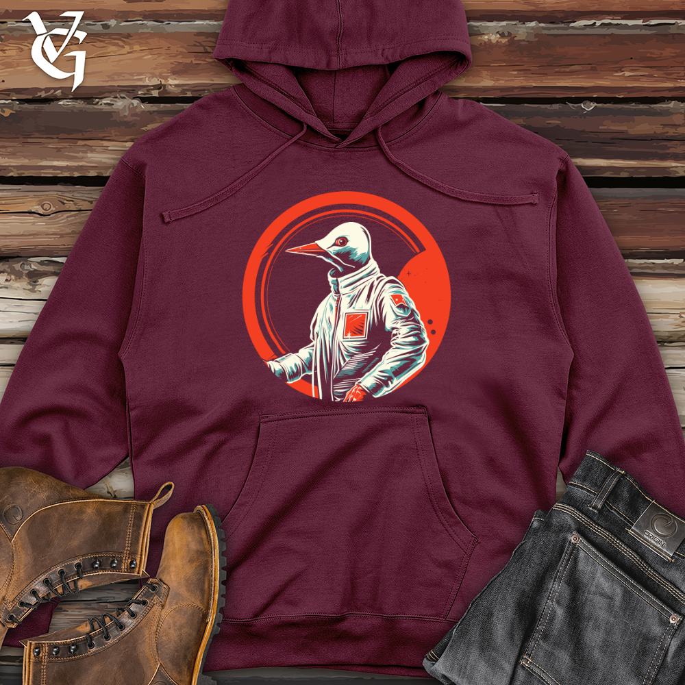 Viking Goods Seagull Space Odyssey Midweight Hooded Sweatshirt Maroon / L