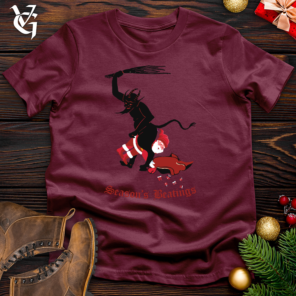 Viking Goods Seasons Beating Cotton Tee Maroon / L