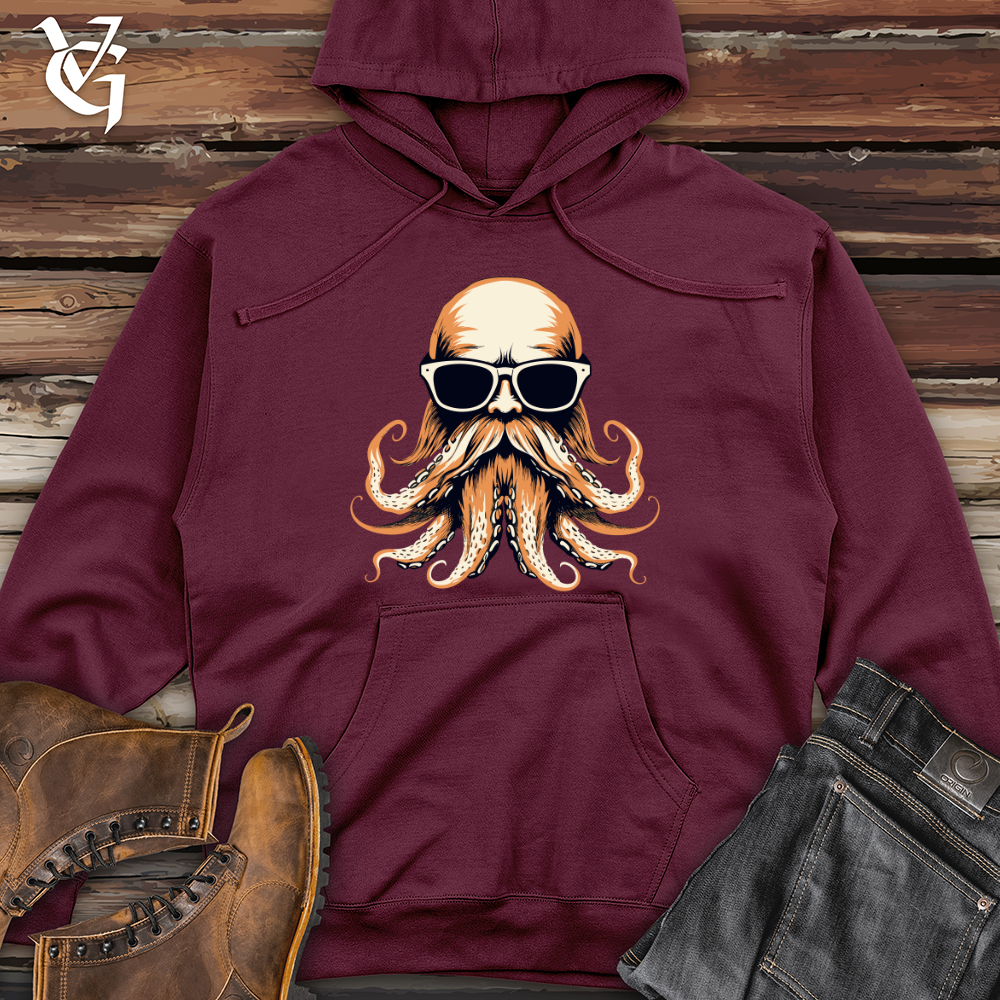 Viking Goods Shady Sea Beast Midweight Hooded Sweatshirt Maroon / L