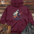 Viking Goods Shark Deep Dive Guitar Groove Midweight Hooded Sweatshirt Maroon / L