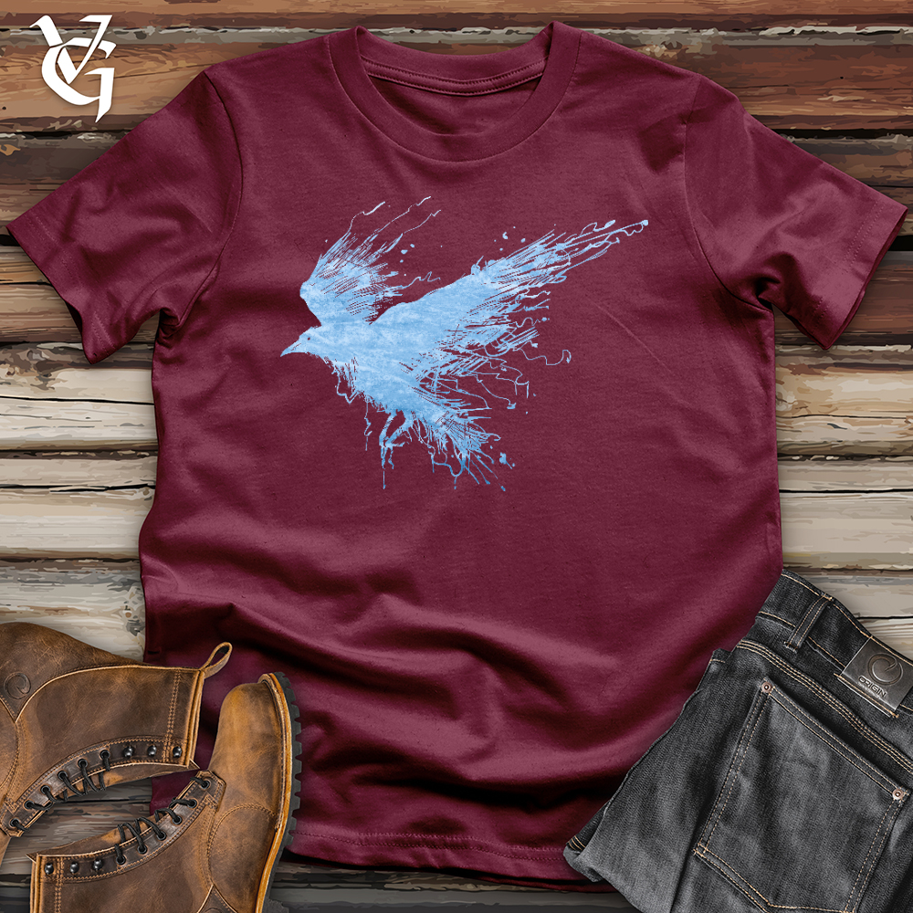 Viking Goods Smokey Winter Raven Softstyle Tee Maroon / L