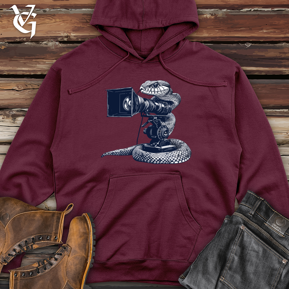 Viking Goods Snake Cinematic Shoot Midweight Hooded Sweatshirt Maroon / L
