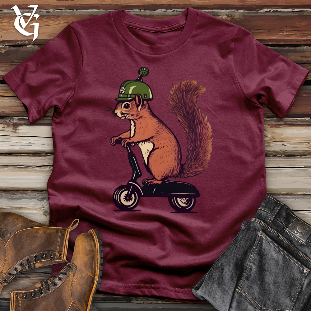 Viking Goods Squirrel Scoot Softstyle Tee Maroon / L