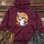 Viking Goods Squirrel Victory Cheer Midweight Hooded Sweatshirt Maroon / L