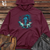 Viking Goods Stallion Oceanic Power Midweight Hooded Sweatshirt Maroon / L