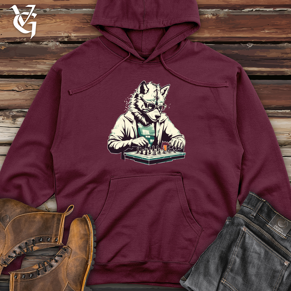 Viking Goods Strategic Lupine Gambit Midweight Hooded Sweatshirt Maroon / L