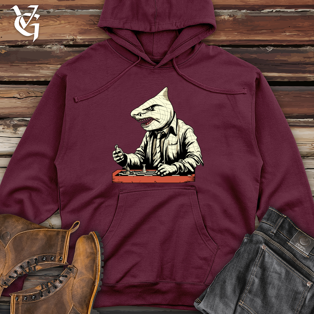 Viking Goods Strategic Shark Moves Midweight Hooded Sweatshirt Maroon / L