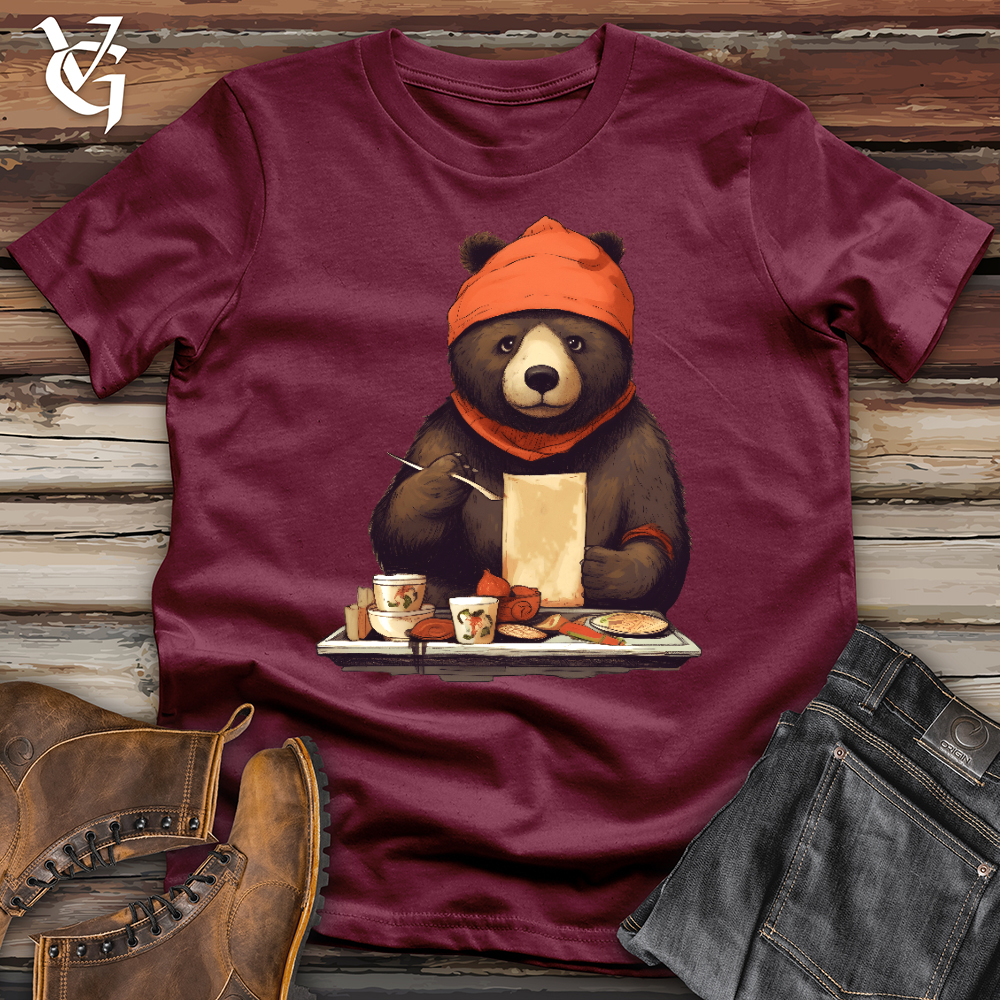 Viking Goods Sushi Bear Softstyle Tee Maroon / L