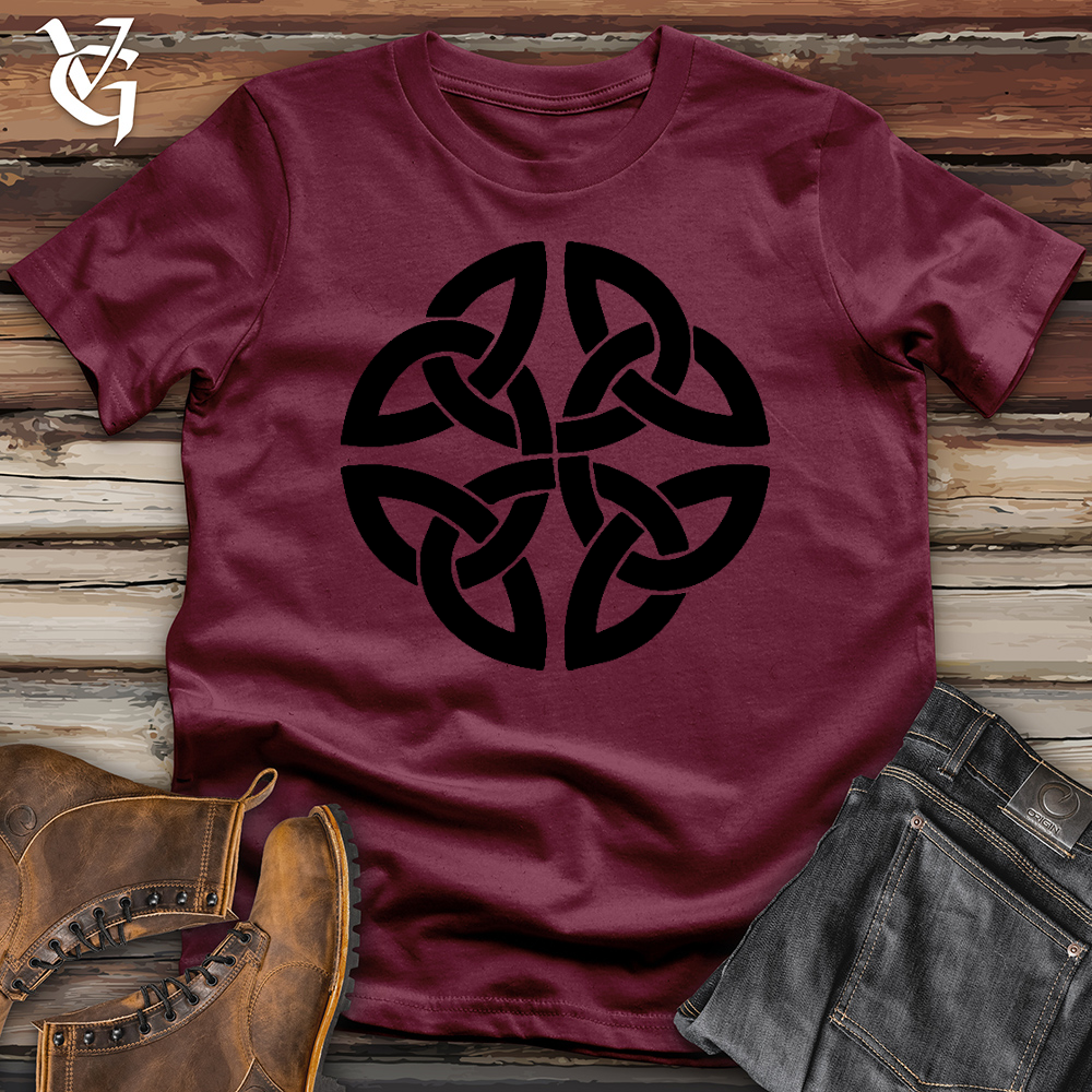 Viking Goods The Celtic Path of Life Cotton Tee Maroon / L