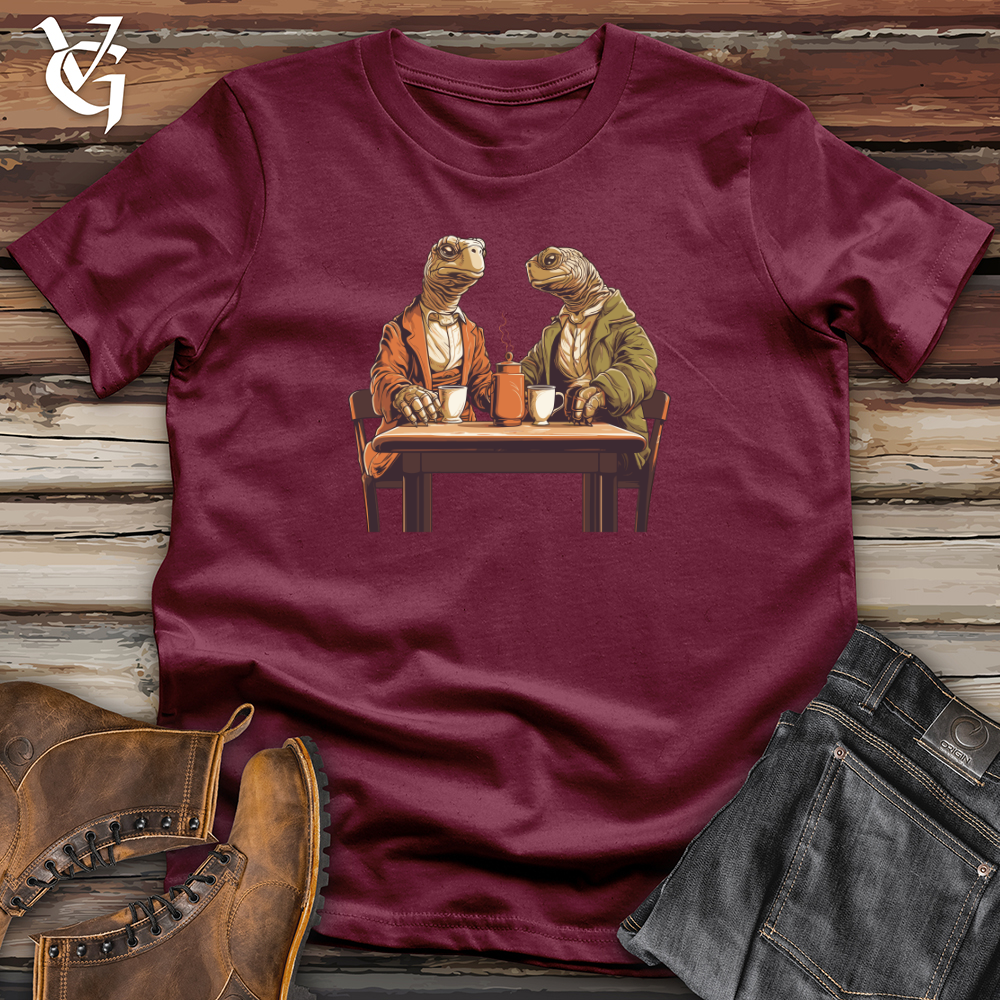 Viking Goods Tortoises Tea Time Softstyle Tee Maroon / L