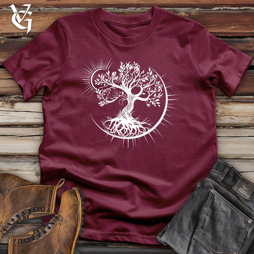 Viking Goods Tree of Moon Softstyle Tee Maroon / L