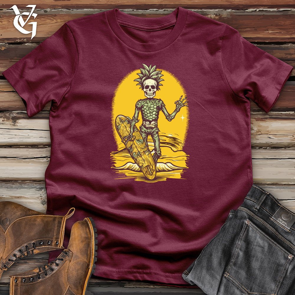 Viking Goods Tropical Bone Surfer Softstyle Tee Maroon / L