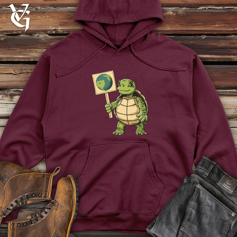 Viking Goods Turtle Earth Advocate Midweight Hooded Sweatshirt Maroon / L