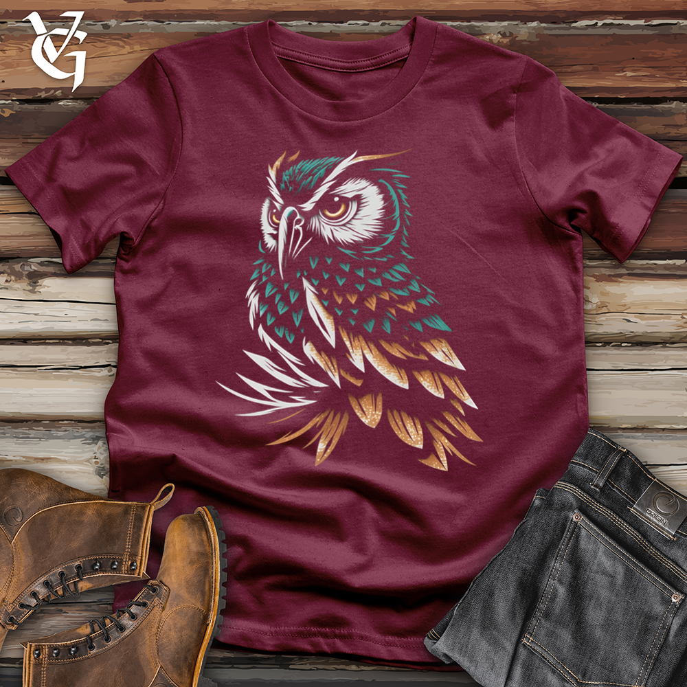 Viking Goods Viking owl Softstyle Tee Maroon / L