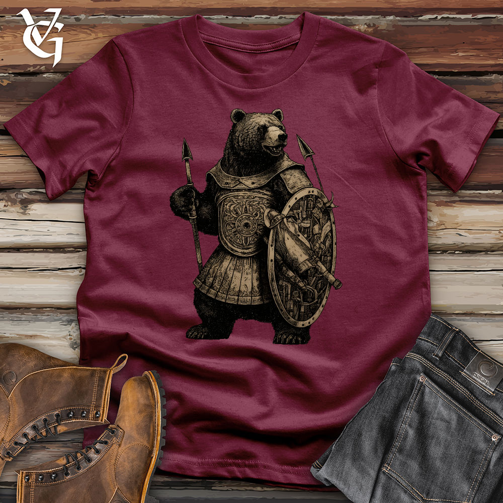 Viking Goods Warrior Bear Softstyle Tee Maroon / L