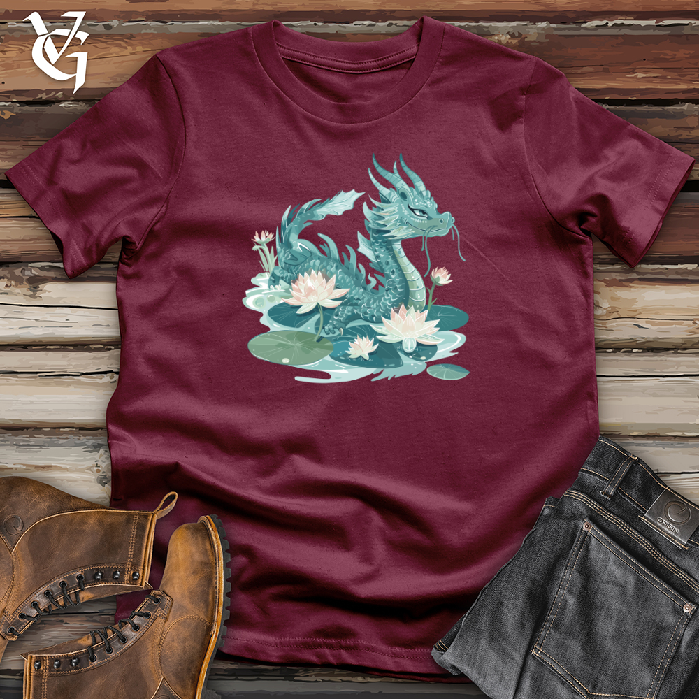 Viking Goods Water Dragon Serenity Softstyle Tee Maroon / L