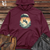 Viking Goods Whale Skydiving Parachute Journey Midweight Hooded Sweatshirt Maroon / L