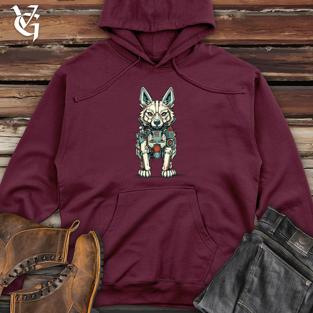 Viking Goods Whimsical Howler Midweight Hooded Sweatshirt Maroon / L