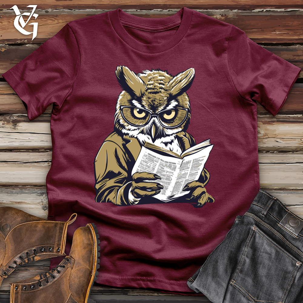 Viking Goods Wise Newsreader Softstyle Tee Maroon / L