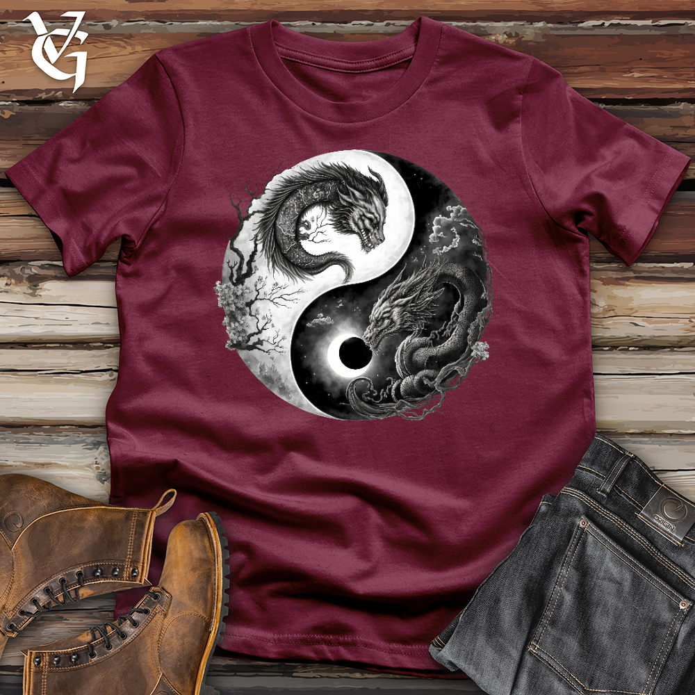 Yin Yang Dragons Softstyle Tee: Embrace Your Inner Balance