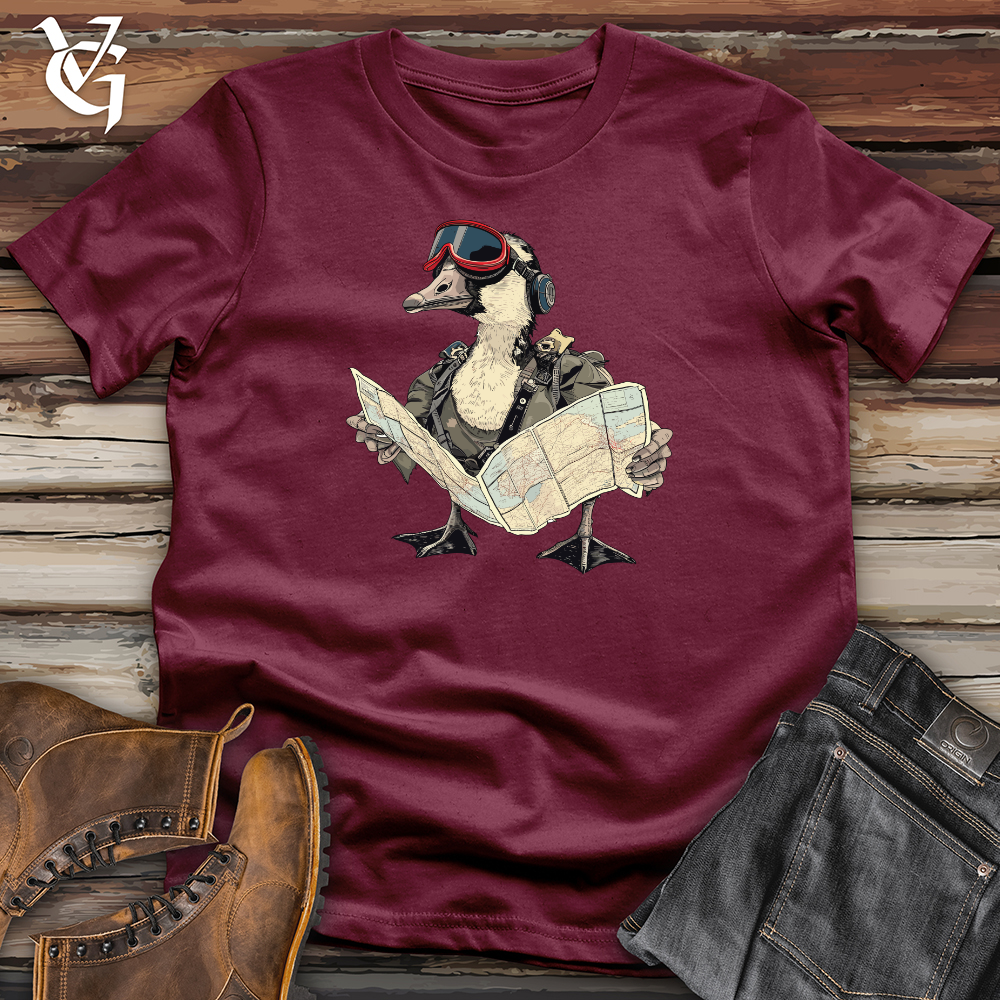 Viking Goods Aviator Duck Navigator Softstyle Tee Maroon / XS