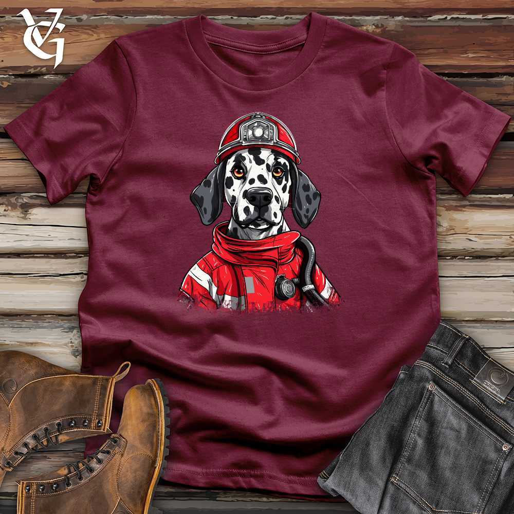 Viking Goods Dalmatian Fire Rescue Softstyle Tee Maroon / XS