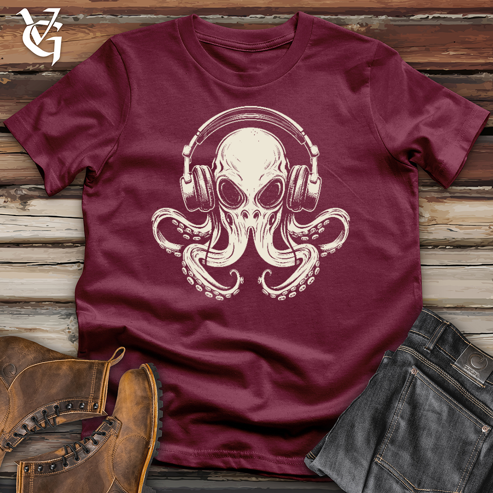 Viking Goods Octopus Jammin Softstyle Tee Maroon / XS