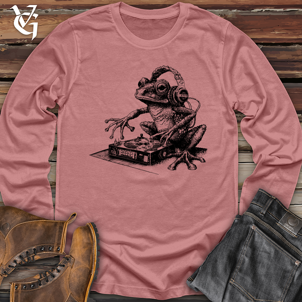 Viking Goods Dj Frog Long Sleeve Mauve / L