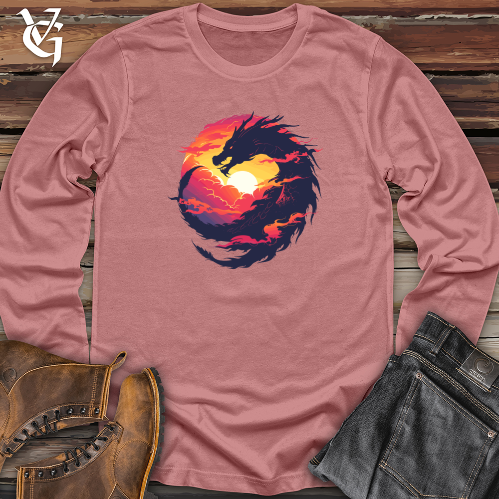 Viking Goods Dragon Embrace Eclipse Long Sleeve Mauve / L