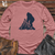 Viking Goods Gorilla Mountain Silhouette Long Sleeve Mauve / L