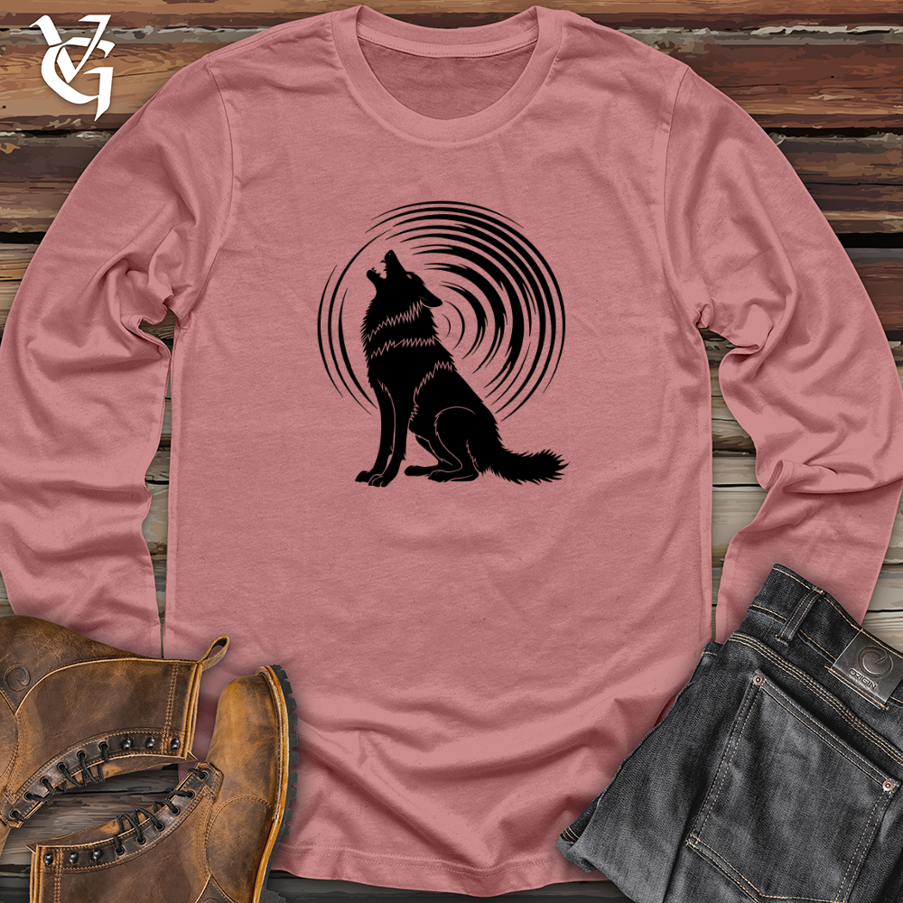 Viking Goods Howling Wolf Resonance Long Sleeve Mauve / L
