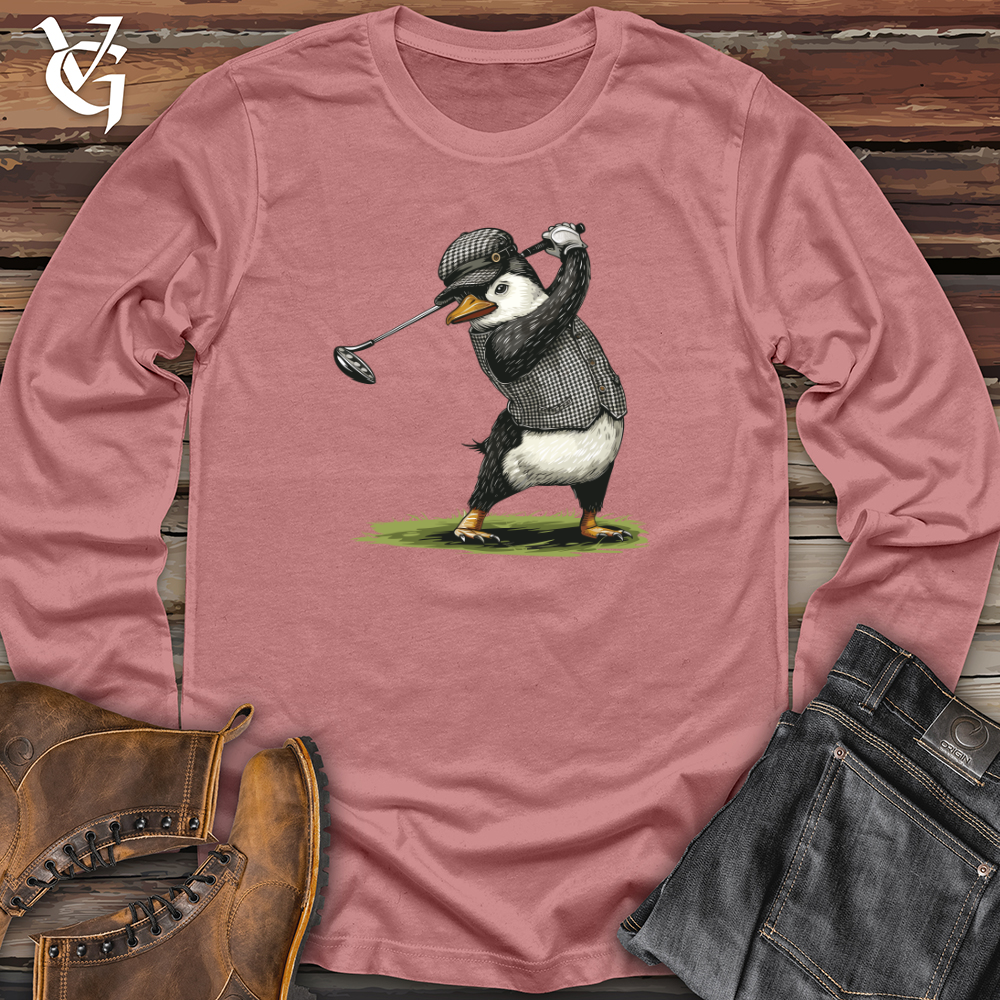 Viking Goods Puffin Golfer Swing Long Sleeve Mauve / L