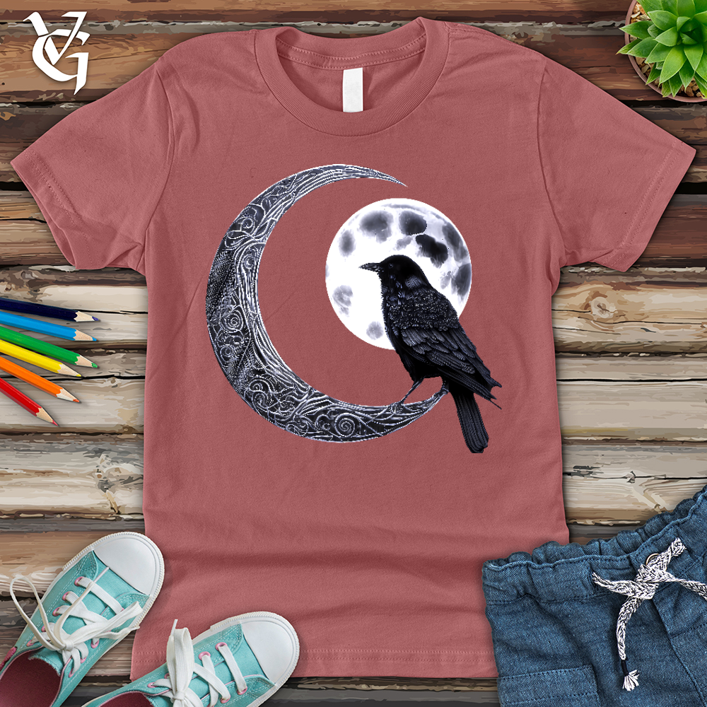 Viking Goods Raven & Moon Negotiations Youth Tee Mauve / L