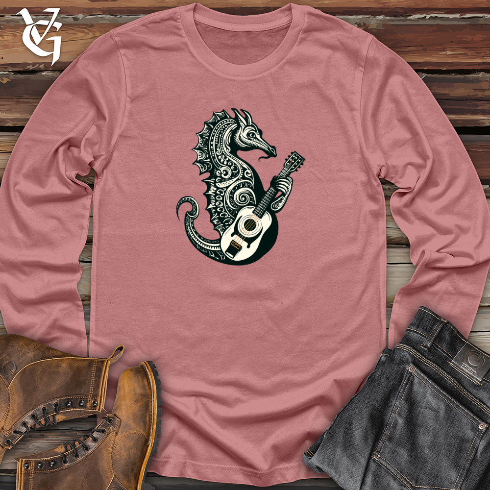 Viking Goods Retro Beat Seahorse Long Sleeve Mauve / L