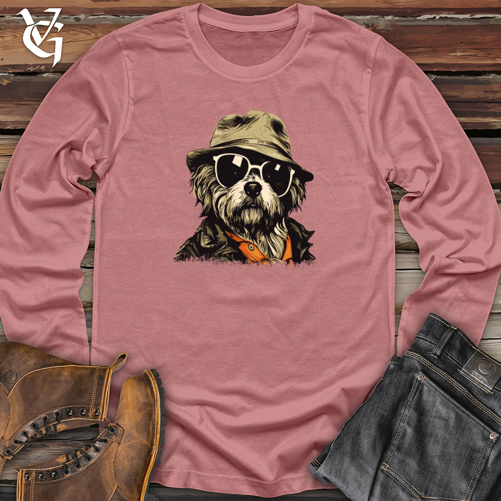 Viking Goods Shih Tzu Explorer Chic Long Sleeve Mauve / L