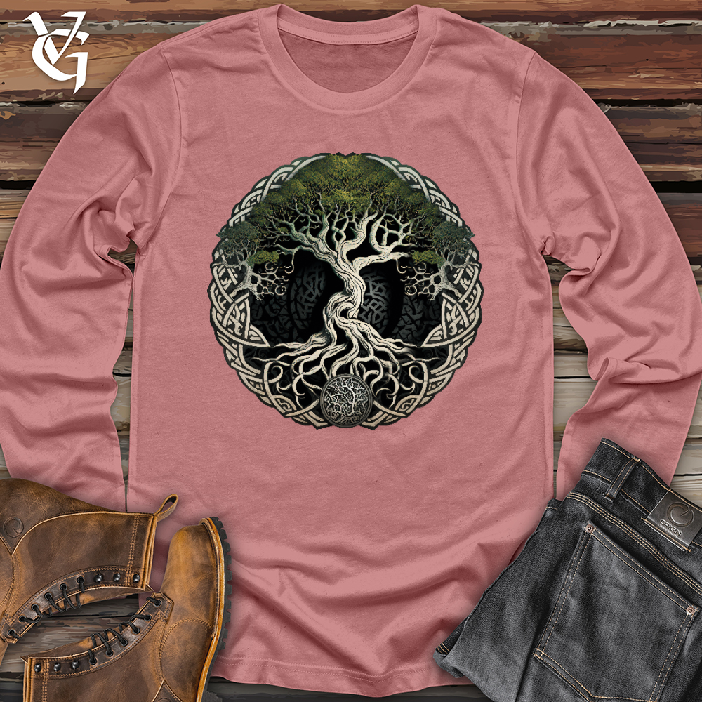 Viking Goods Tree of Life Viking Long Sleeve Mauve / L