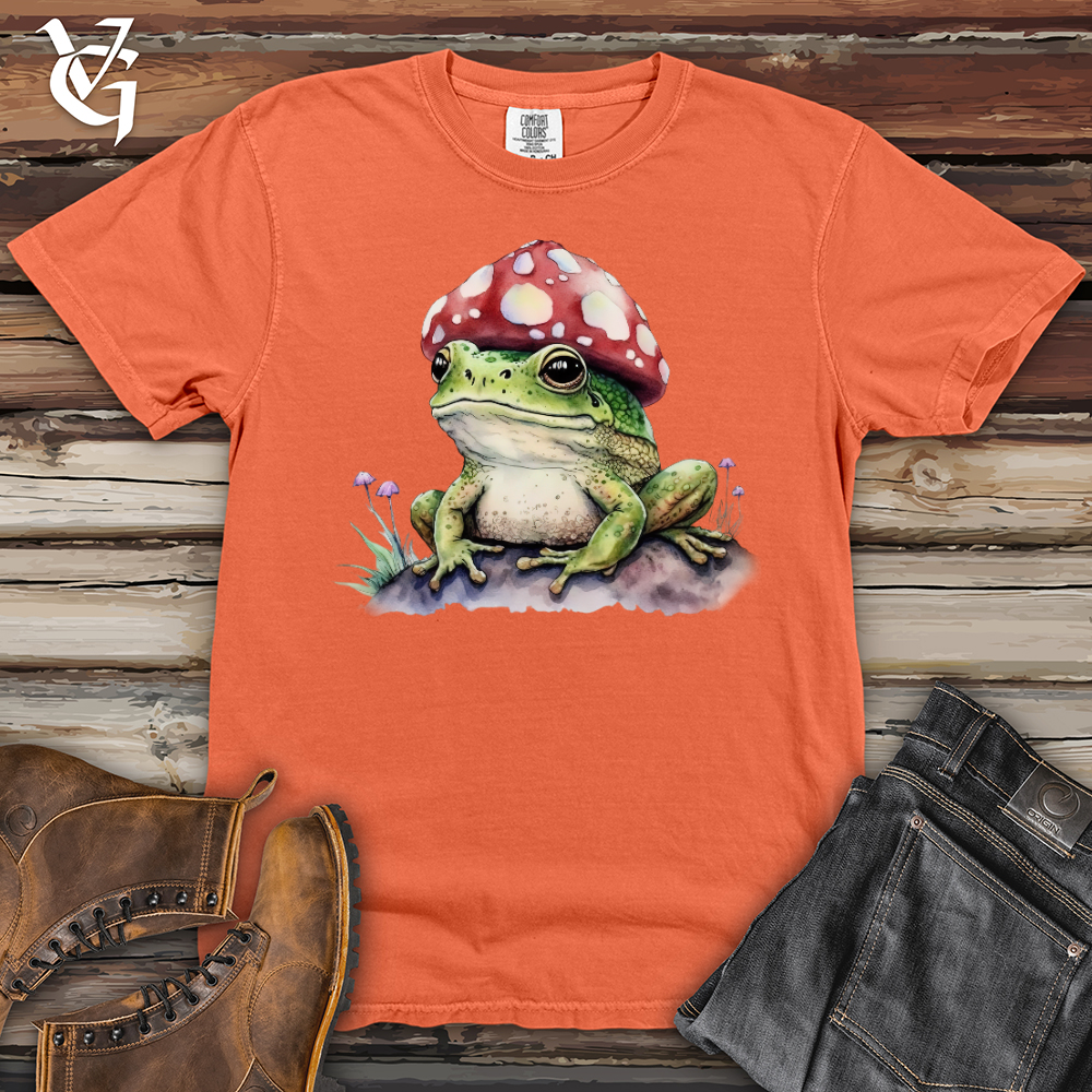 Viking Goods Frog Mushroom Head Heavy Cotton Comfort Colors Tee Melon / L