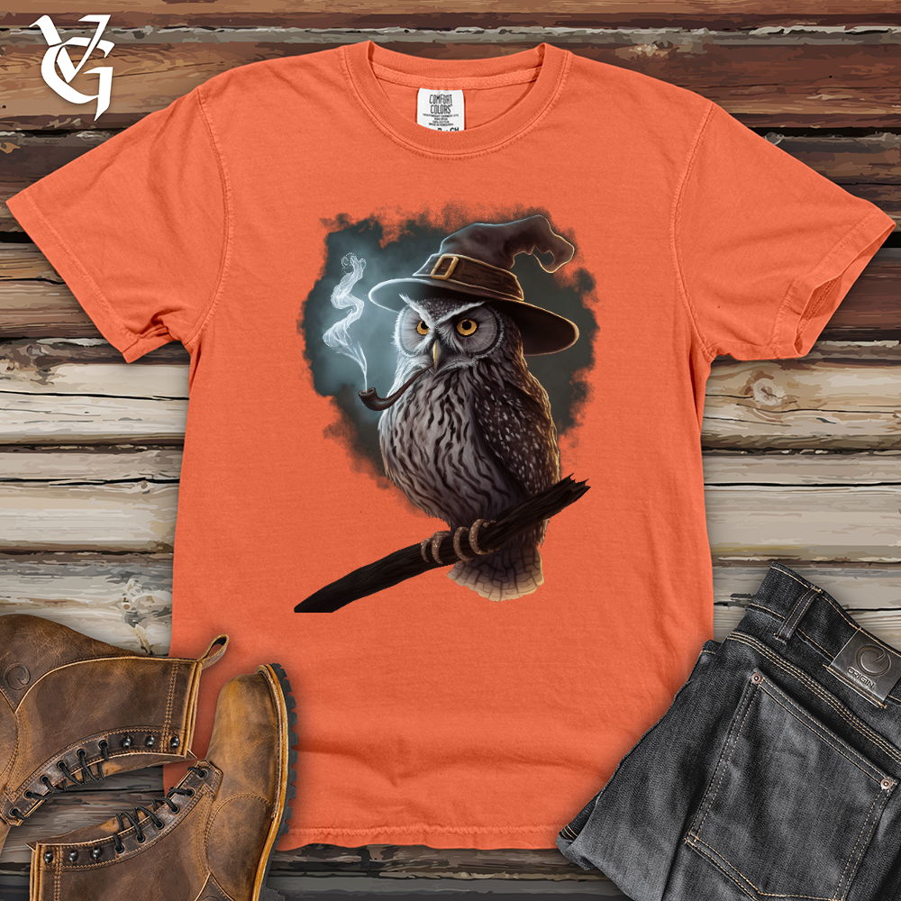Viking Goods Owl Wizard Heavy Cotton Comfort Colors Tee Melon / L