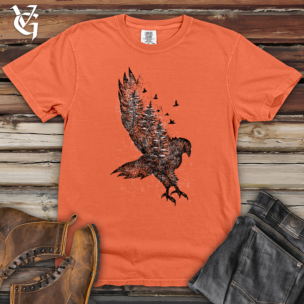 Viking Goods Snowy Forest Flyer Heavy Cotton Comfort Colors Tee Melon / L