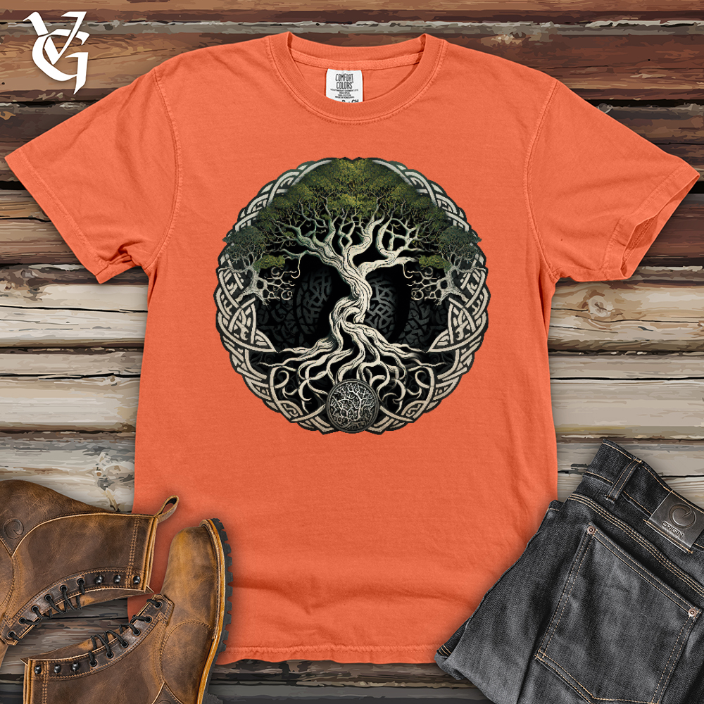 Viking Goods Tree of Life Viking Heavy Cotton Comfort Colors Tee Melon / L