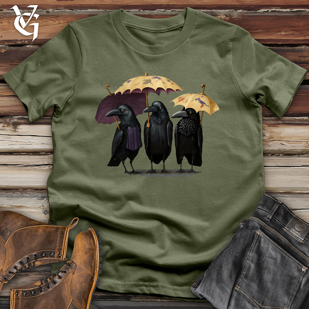 Viking Goods 3 Raven Amigos Softstyle Tee Military Green / L