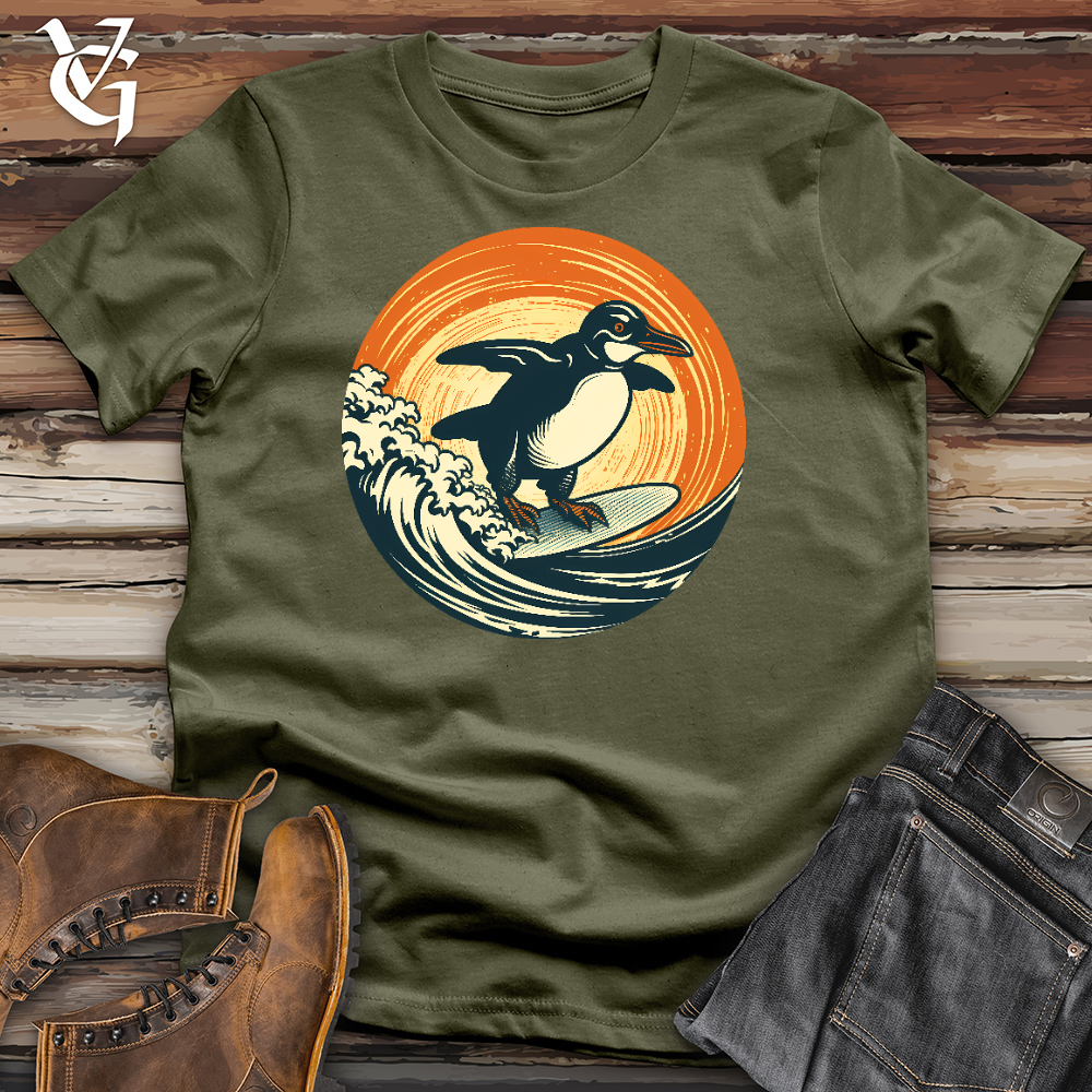 Viking Goods A penguin Cotton Tee Military Green / L