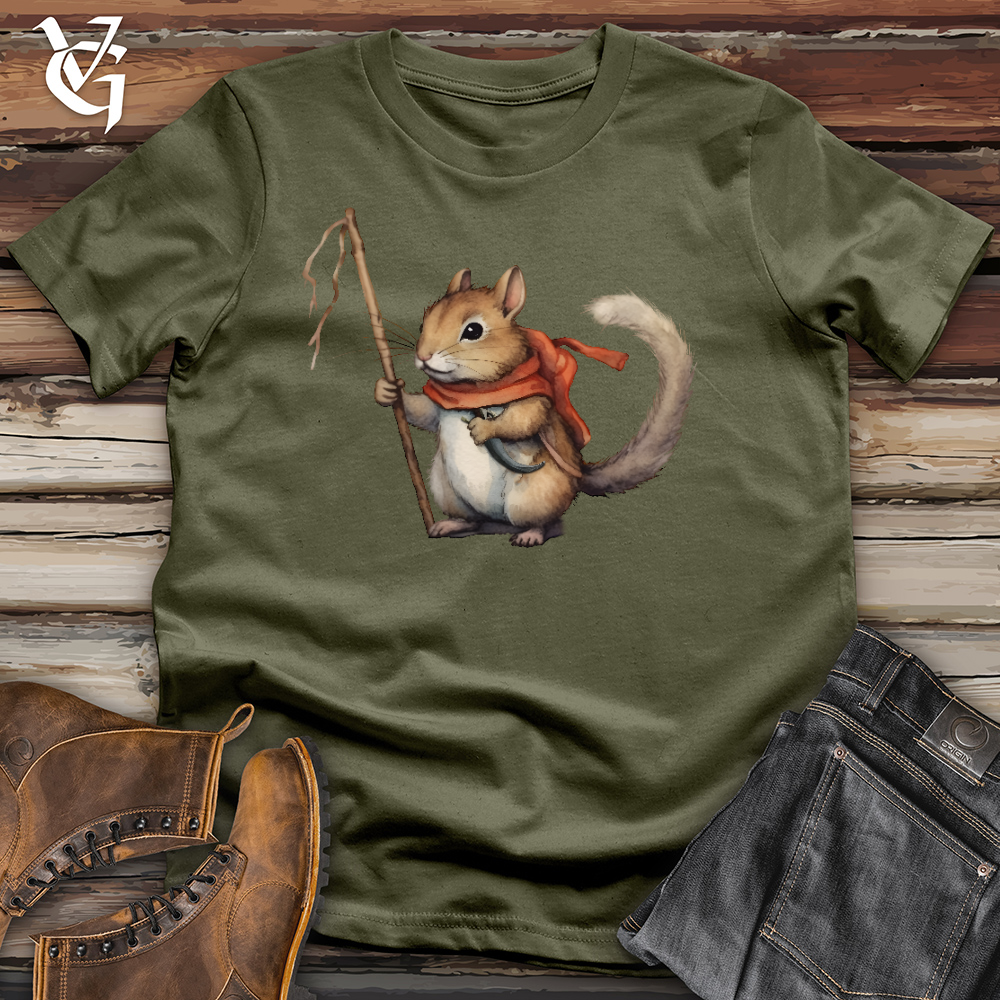 Viking Goods Accomplished Squirrel Cotton Tee Military Green / L