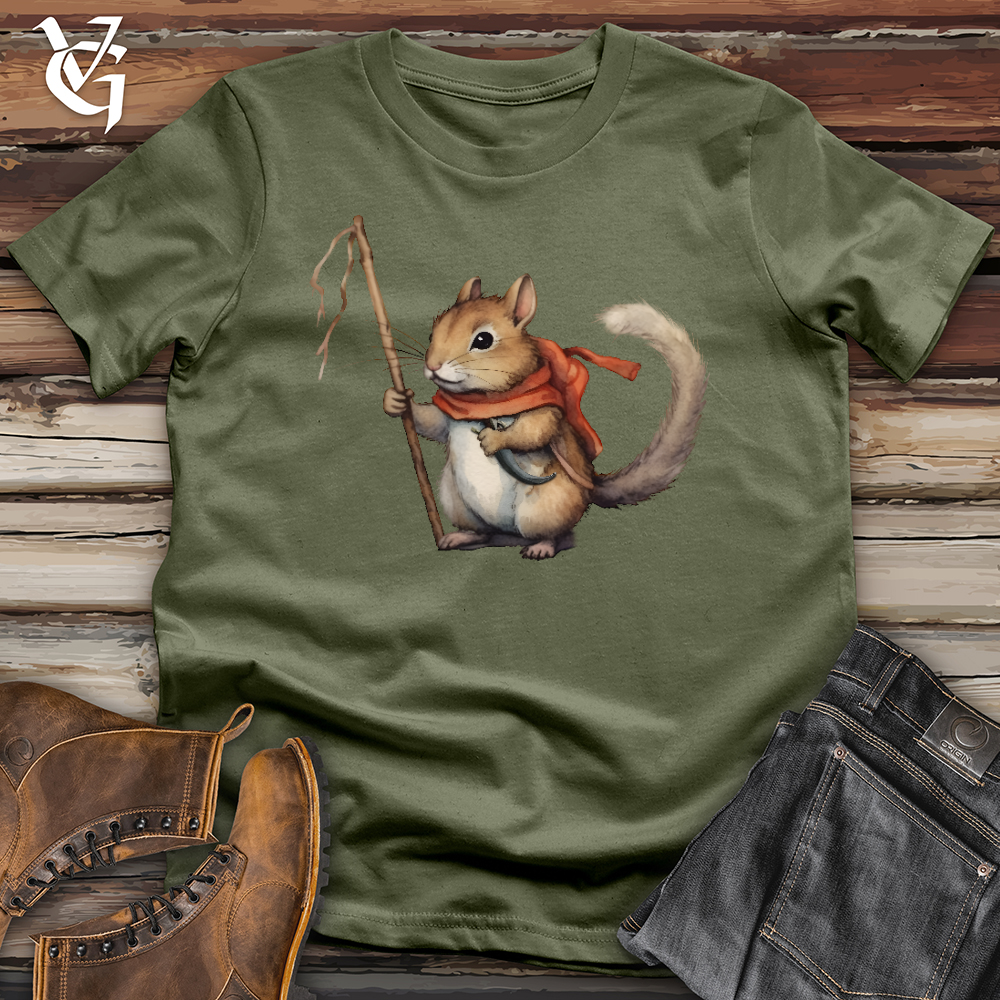 Viking Goods Accomplished Squirrel Softstyle Tee Military Green / L