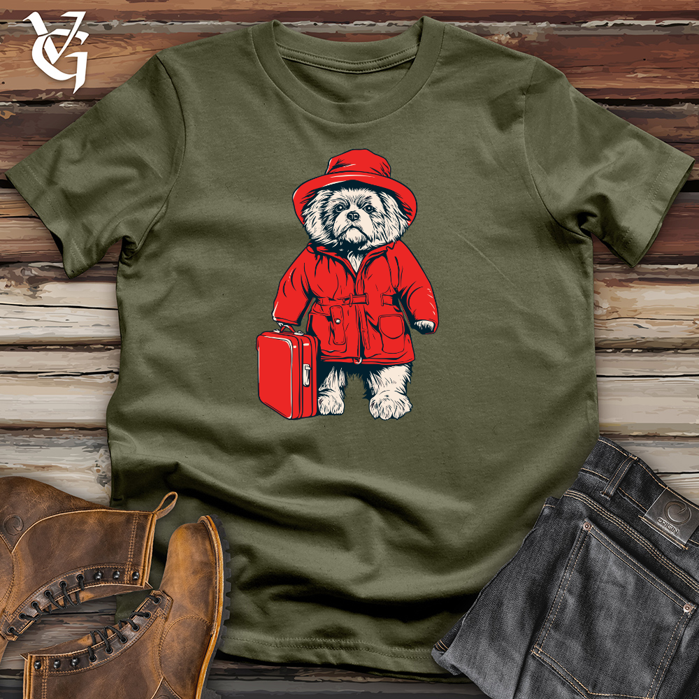 Viking Goods Adventure Bound Pup Cotton Tee Military Green / L