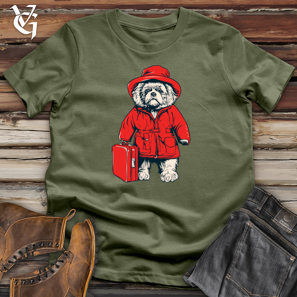 Viking Goods Adventure Bound Pup Softstyle Tee Military Green / L