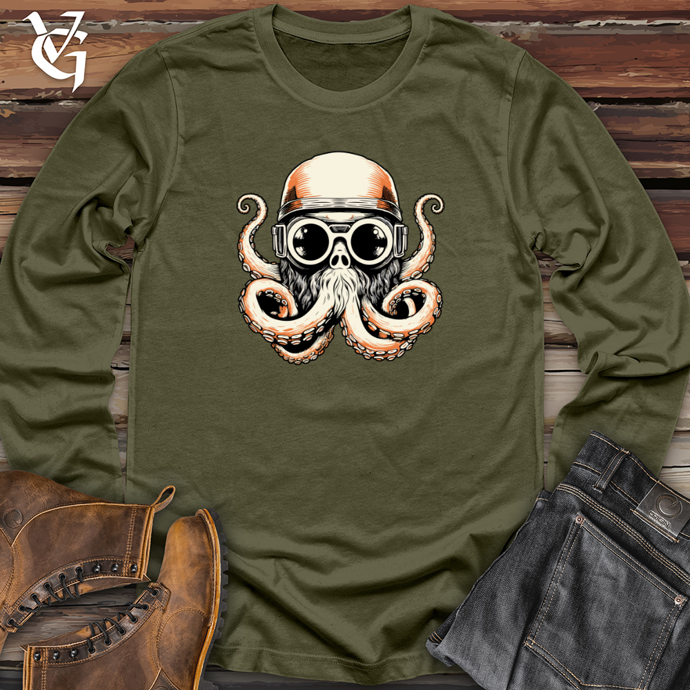 Viking Goods Airborne Octopus Adventure Long Sleeve Military Green / L