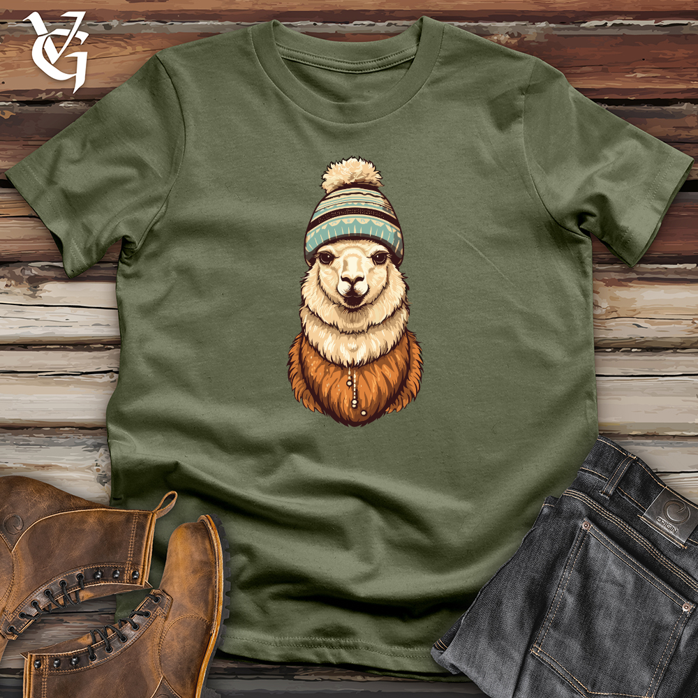 Viking Goods Alpaca Winter Beanie Warmth Style Softstyle Tee Military Green / L